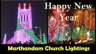 Happy New Year Friendzzz✨Kanyakumari Christmas & New Year Marthandam Lighting