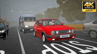 Volkswagen Golf GTI V16 - Realistic POV Driving 4K | City Car Driving | LOGITECH G29 Gameplay screenshot 2