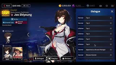 Counter:Side Joo Shiyoung Lifetime Contract Dialogue