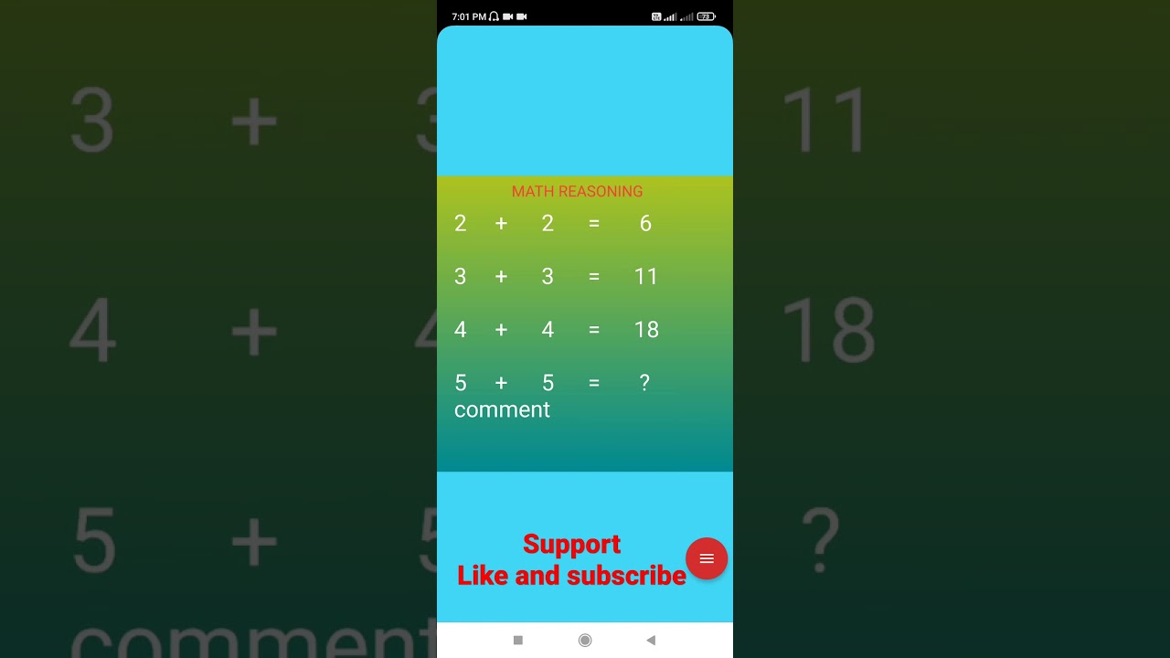 math। reasoning। math trick। 