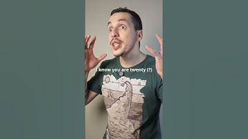 Is he 20 too or 22? #englishmakesnosense #easyenglish #englishlanguage