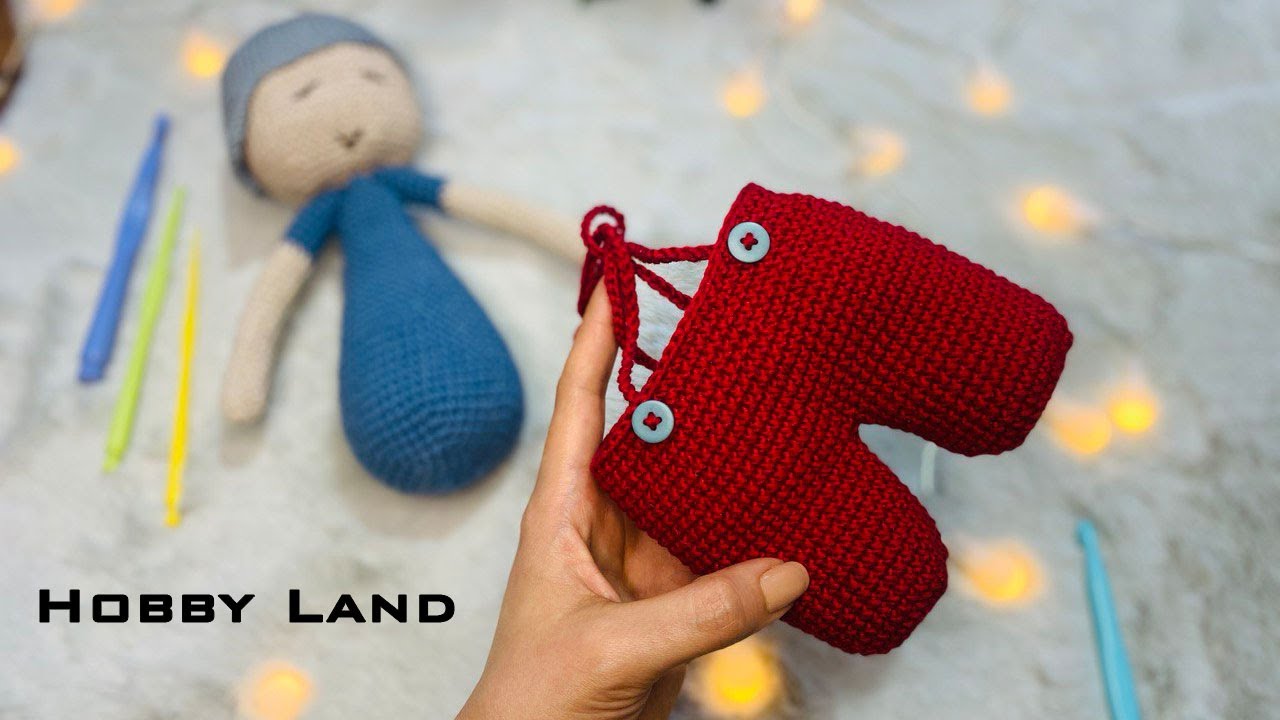 Amigurumi tutorial for Beginners _ How to Crochet Pants for Dolls