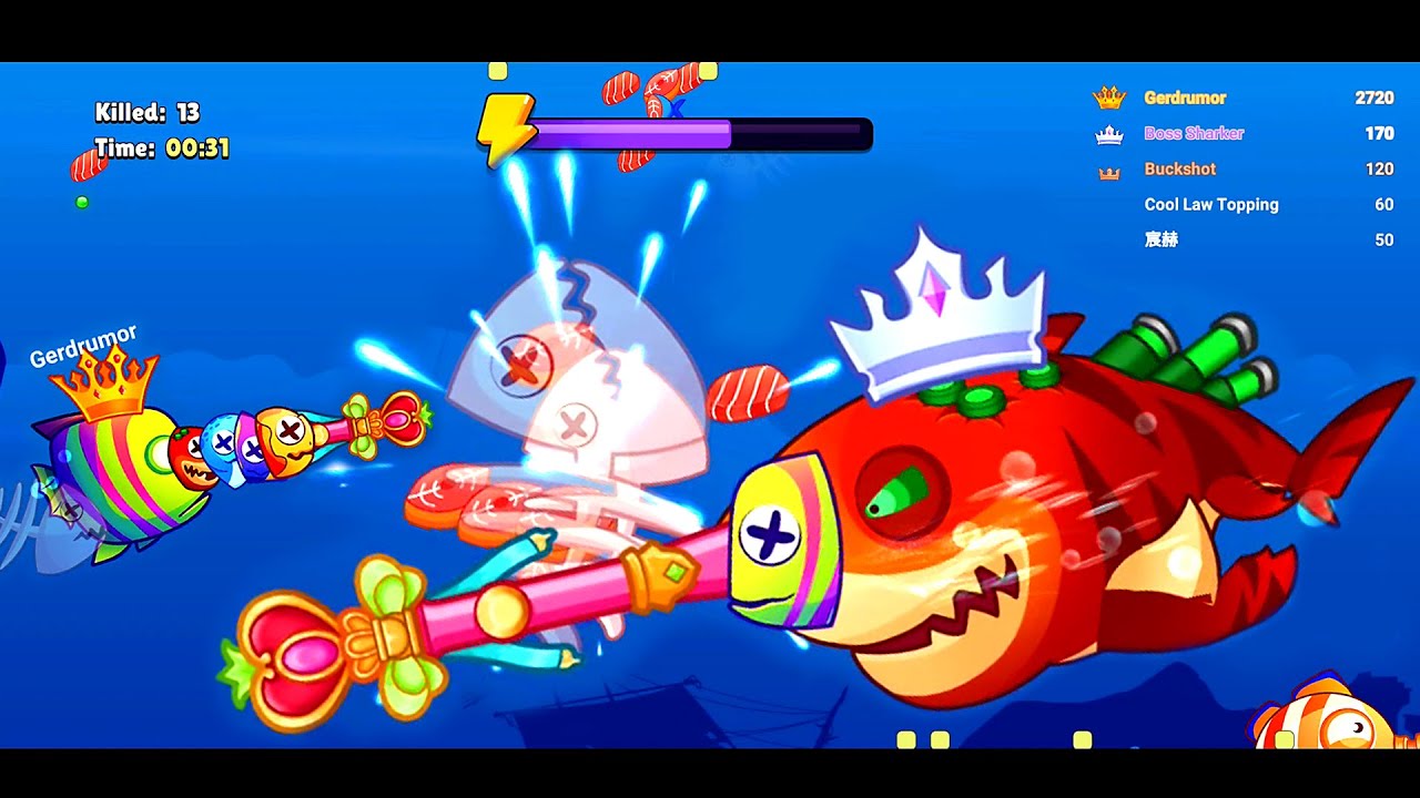Monster FishIO - Big Eat Small - Fool & BOSS Shark - Fishdom - Eat Fish ...