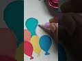 Balloons Drawing 🎈🫰🏻#balloon #drawing #colors #shorts ❤️🥰