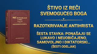Božja Reč – Šesta stavka: Ponašaju se lukavo i neuobičajeno, samovoljno i diktatorski, sa drugima nikada ne razgovaraju u zajedništvu i primoravaju ih da im budu poslušni (Šesti odeljak)