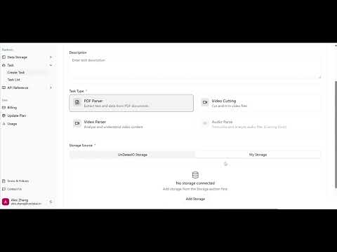 Undatas.io Quickstart: How to Create Your First Parsing Task
