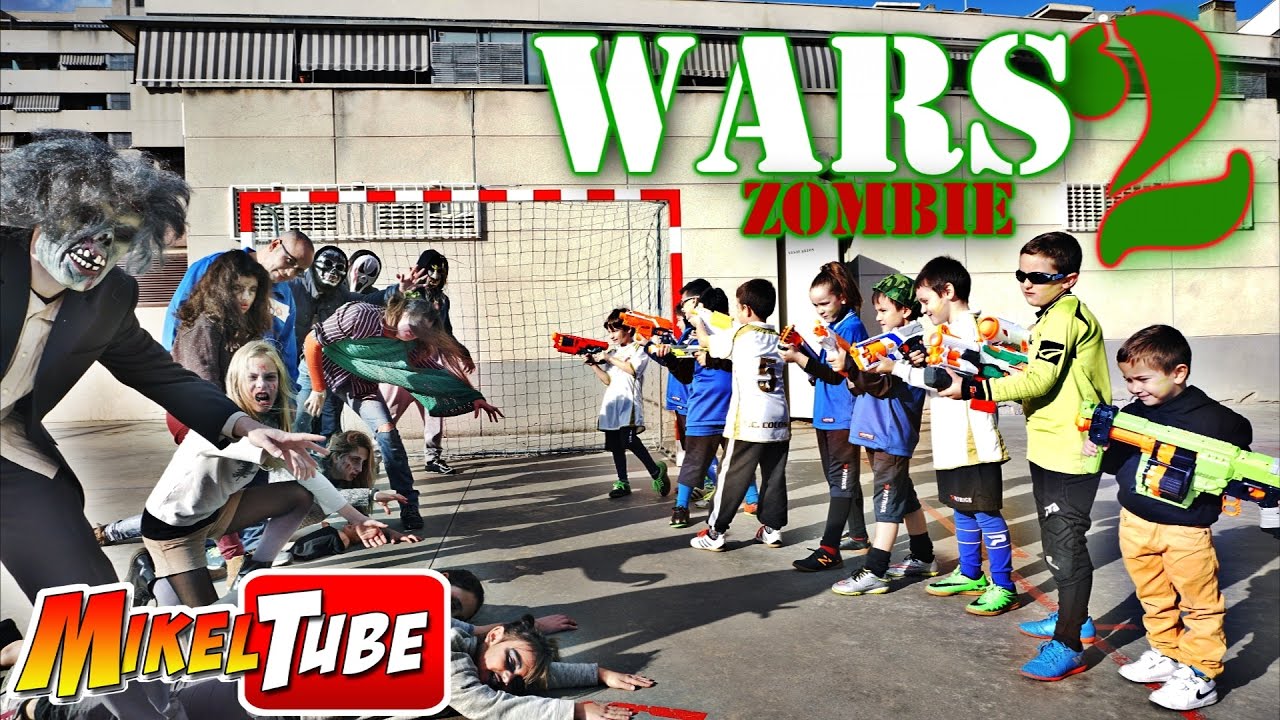 ⁣MikelTube Wars 2 - La Invasión Zombie Nerf