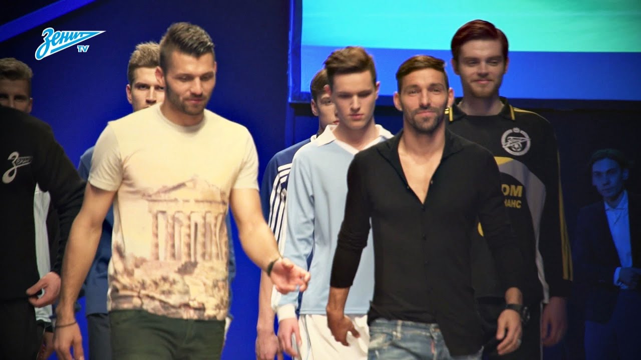 football score «Зенит-ТВ»: презентация ретро-формы на Aurora Fashion Week