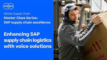 SAP Supply Chain Excellence Master Class: How voice solutions enhance SAP supply chain logistics