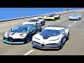 Fastest hypercars drag race 20km  top speed challenge