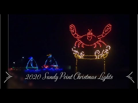 Vídeo: Lights on the Bay no Sandy Point State Park