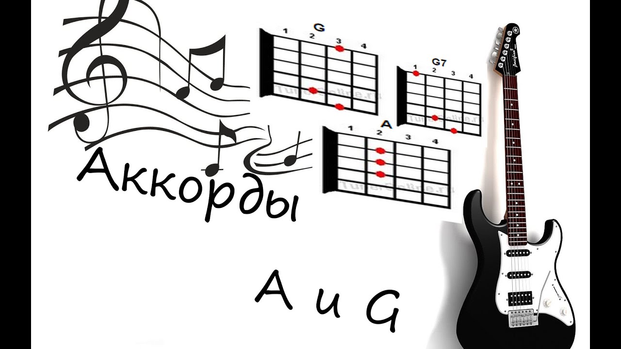 Первые аккорды. Аккорд G и аккорд A - YouTube