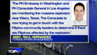 Consulate trying to reach Pinoys in Texas