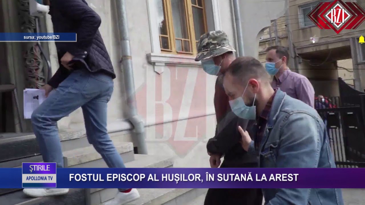 Fostul episcop al Hușilor, în sutană la arest