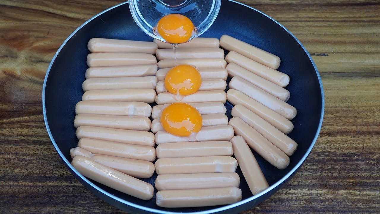 Easy Recipe of Omelette with Sausages Delicious Sausage Omelet