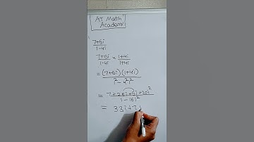 Complex numbers division