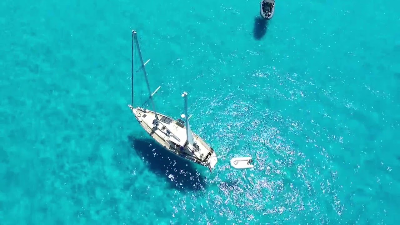 Stationary Boat | Aerial View | Drone Shot | Free To Use Video | Creative Common