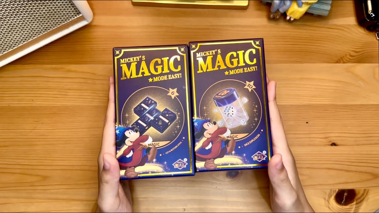 ✨ Unboxing Mickey’s Magic Tools ASMR | Relaxing Dice Magic Trick Sounds 🪄