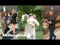 Military homecomings add magic to proposals weddings  militarykind