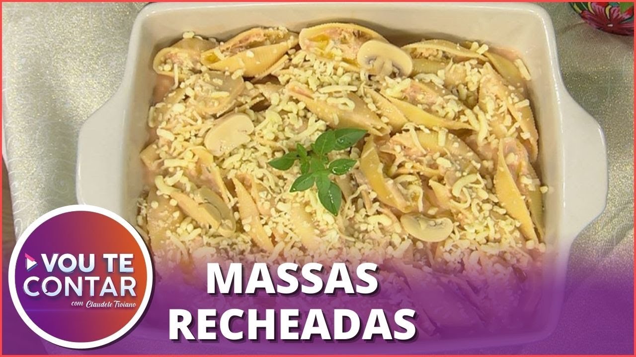 Receitas práticas e saborosas de conchiglione e canelone ao molho rosé