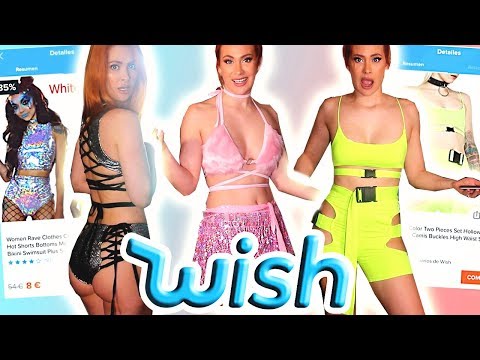 PROBANDO LA ROPA MÁS RARA Y BARATA DE WISH #2 ¿Vale la Pena?