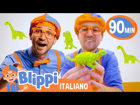 Roar! Impariamo I Nomi Dei Dinosauri 🦕🦖 | Blippi | Moonbug Kids - Cartoni Animati