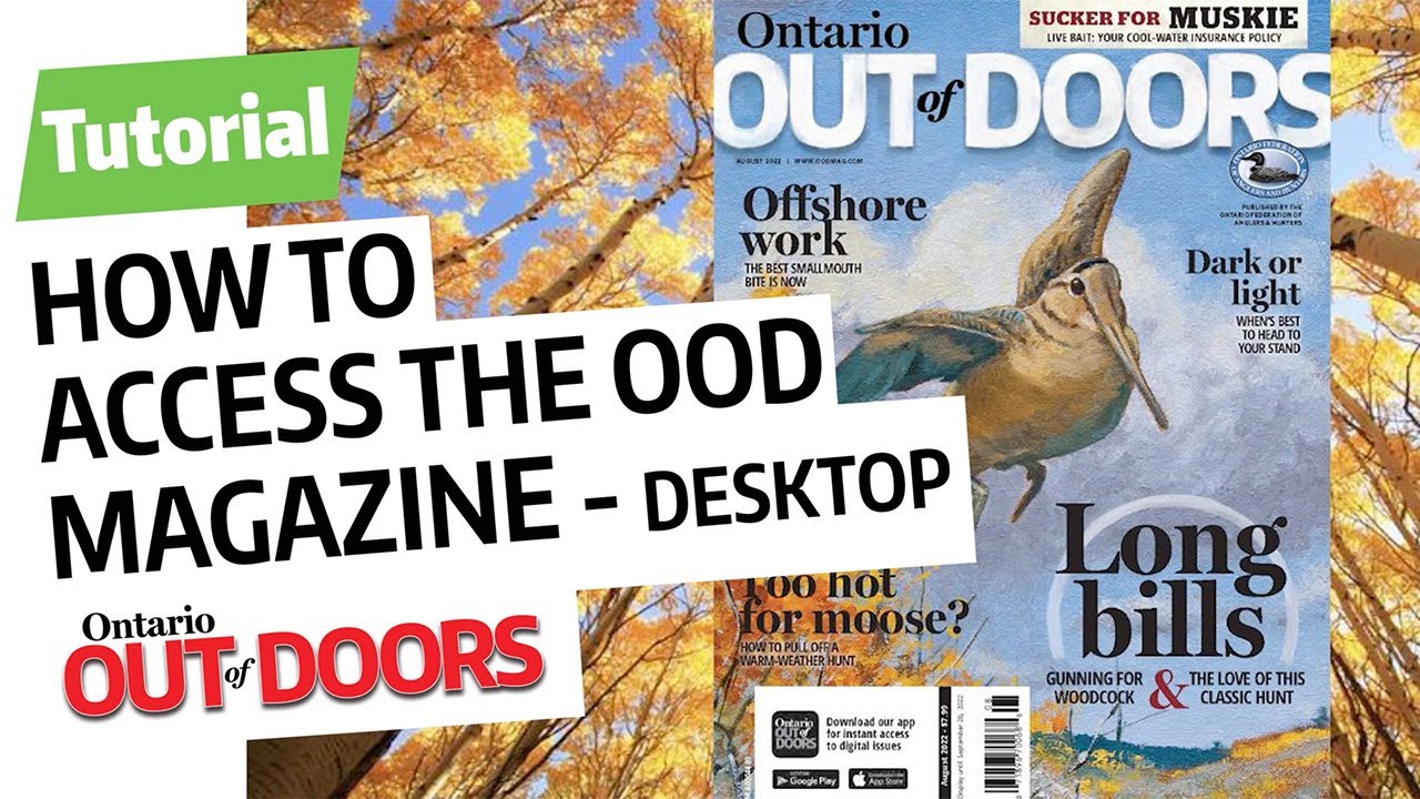 How-to view the Ontario OUT of DOORS magazine on your desktop