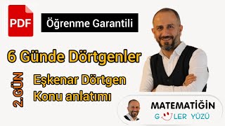 Geometri-13 Eşkenar Dörtgen Konu Anlatımı Pdf Öğrenme Garantili
