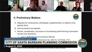 Planning Commission August 6, 2020