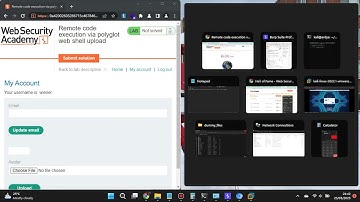 Portswigger Lab: Remote code execution via polyglot web shell upload