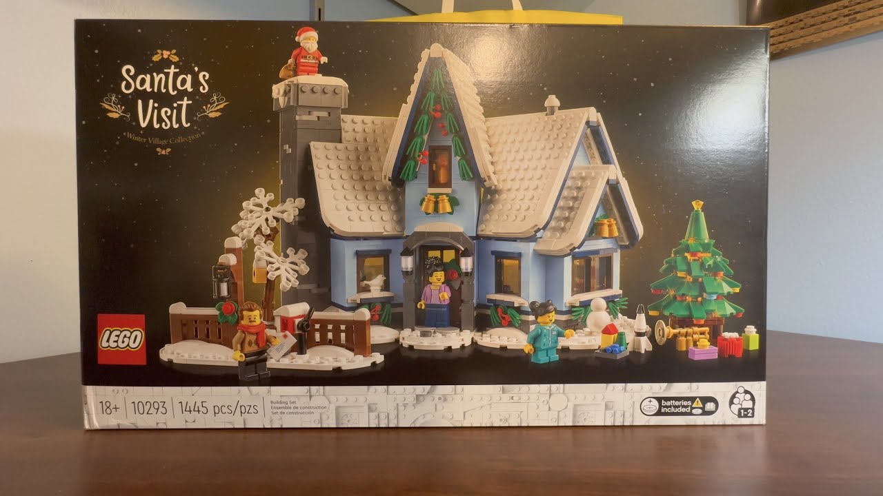 10293 Santa's Visit (Unboxing) | Lego Icons (No Commentary) - YouTube