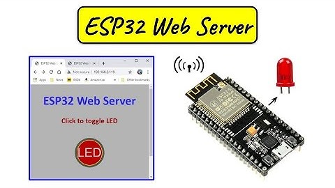 ESP32 Web Server - Toggle LED