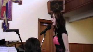 vanessa kesen sing a moment like this at cousins wedding