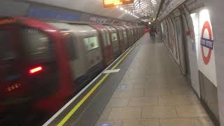 Victoria line departing at seven sisters