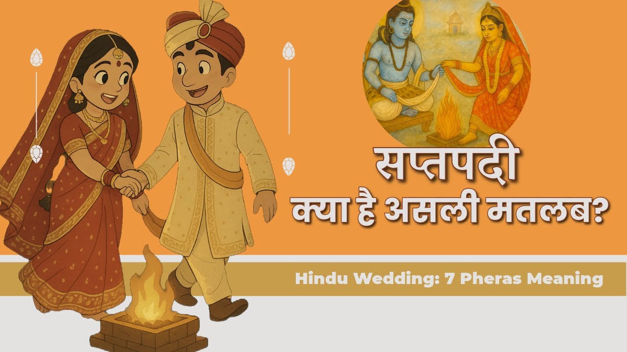 सप्तपदी विवाह मंत्र | Saptapadi Vows Explained | 7 Pheras Shloka with Meaning