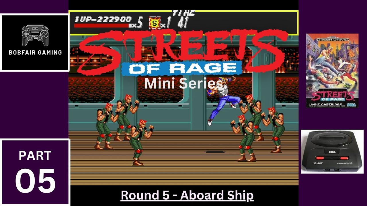 Street of Rage Round 5 - Aboard Ship // Sega Megadrive Mini Series