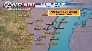 First Alert Weather Day: More wildfire smoke and a chance of storms