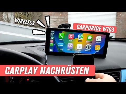 Carpuride W103 Carplay und Android Auto Display zum nachrüsten