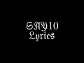 Marilyn Manson - SAY10 - Lyrics