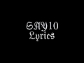 Marilyn manson  say10  lyrics