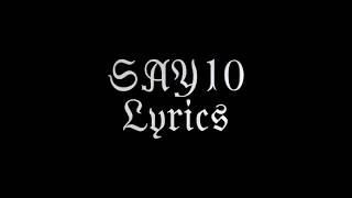 Marilyn Manson - SAY10 - Lyrics