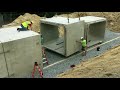 River Crossing - Underground Concrete Storage Tank Installation