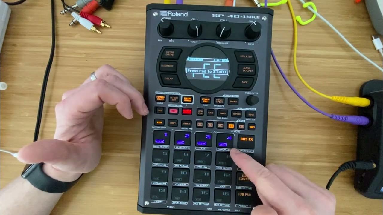 SP404 mk2 3.5 Resampling with Pad Mutes YouTube
