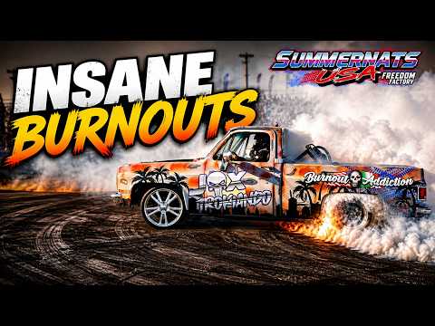 Freedom Factory - INSANE Burnouts - Summernats USA
