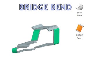 Bridge Bend | How to use Bridge Bend in NX | NX CAD |