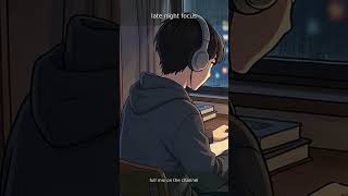 late night focus session 🌙 lofi study music #Shorts