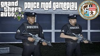 GTA V SAPDFR v0.1a Gameplay (POLICE MOD) [Download]