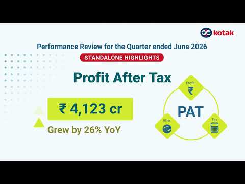 Kotak Mahindra Bank Results - Q1FY27