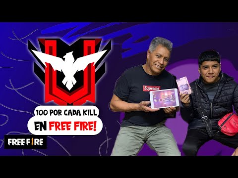 Por cada Kill que hagas en FREE FIRE te doy $100 | JUGANDO CON LOS CLIENTES |