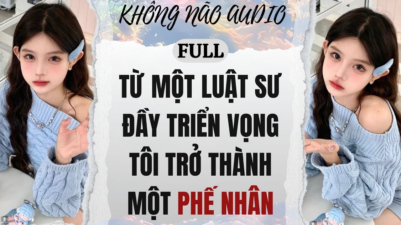 [TRUYỆN AUDIO] TỪ MỘT LUẬT SƯ ĐẦY TRIỂN VỌNG, TÔI TRỞ THÀNH MỘT PHẾ NHÂN | KHÔNG NÃO AUDIO